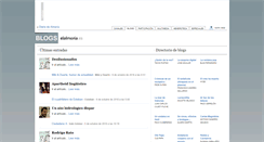 Desktop Screenshot of blogs.elalmeria.es