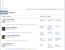 Tablet Screenshot of blogs.elalmeria.es